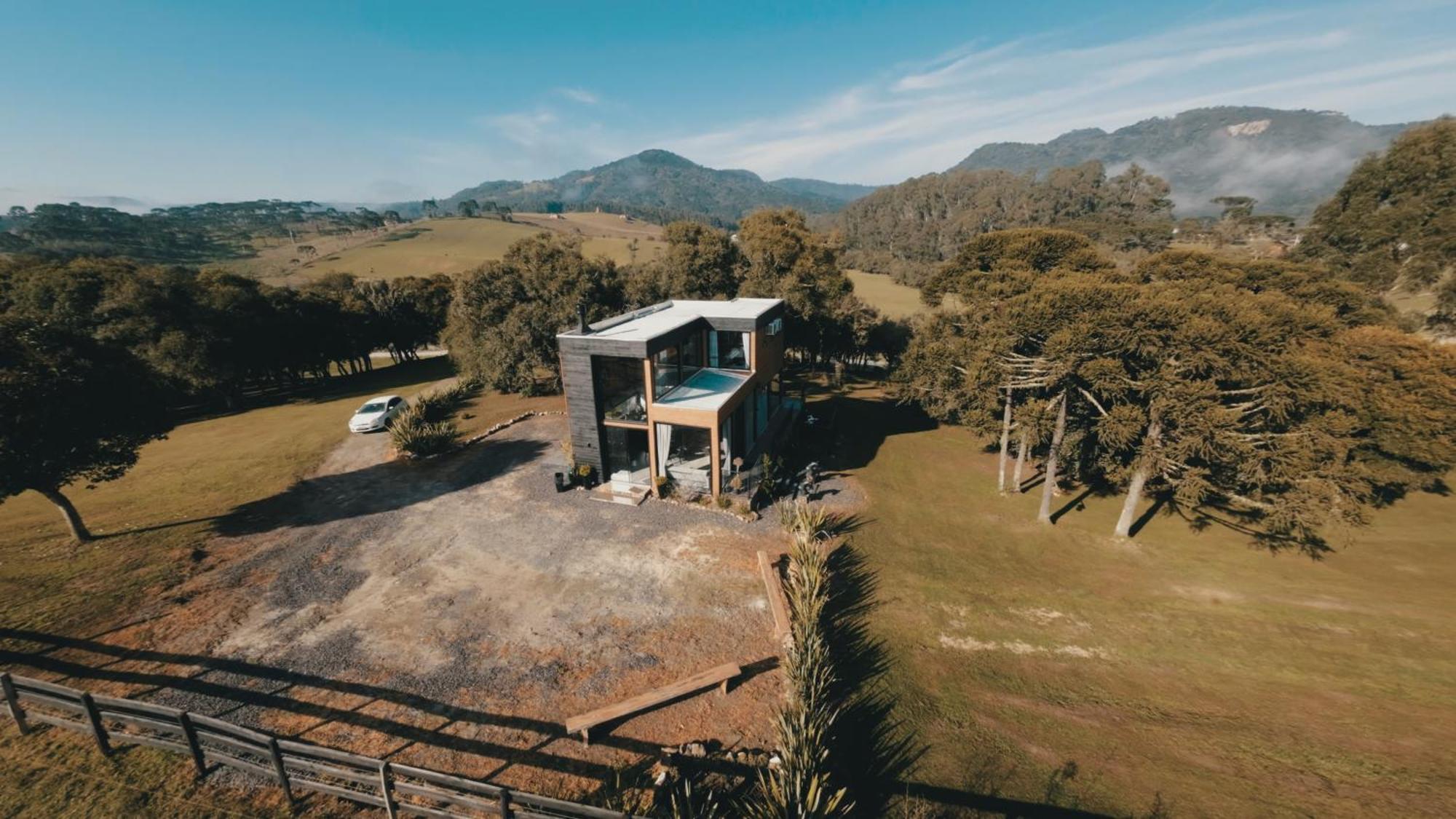 Cabana Horses La Contemporanea Proximo A Cidade E Vista Ponto Turistico Pedra Morro Do Campestre Urubici Esterno foto